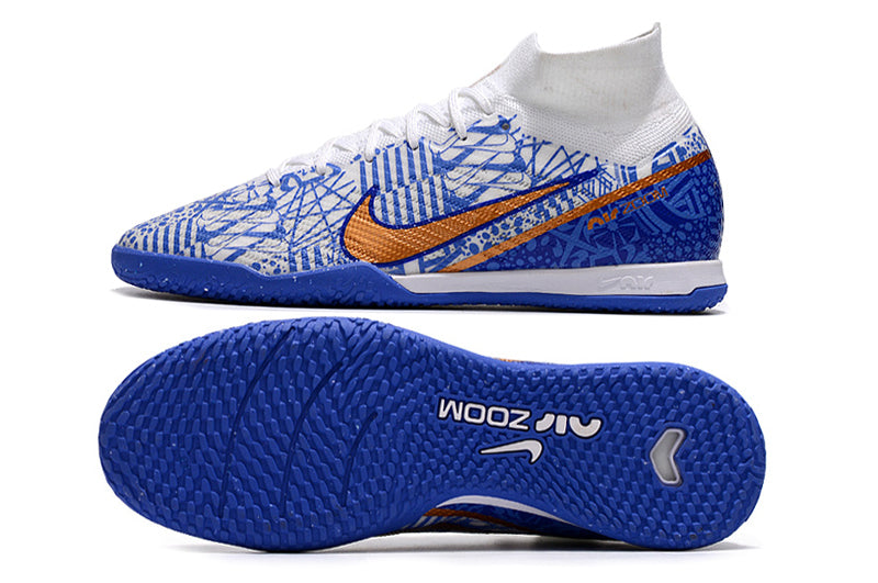Bota de Fútbol Sala Nike Air Zoom Mercurial Superfly 9 Elite IC Azul "CR7"