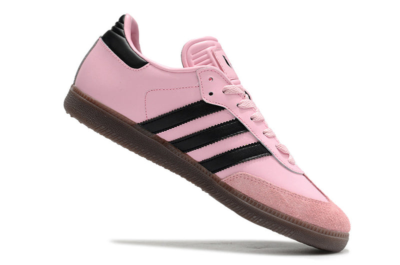 Bota de Fútbol Sala Adidas Lionel Messi x Samba IC Rosa e Negro