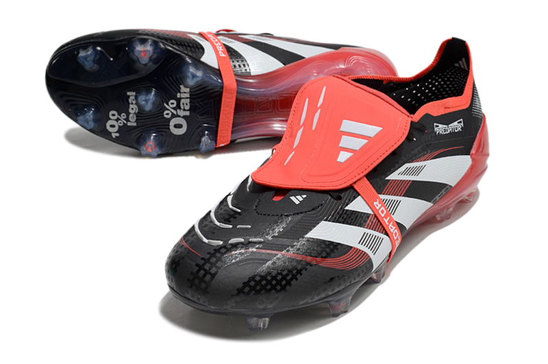 Bota de Fútbol Campo Adidas Predator FT 30 Elite FG Negra e Roja