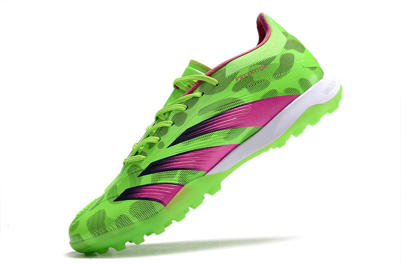 Bota de Fútbol para Césped Artificial Adidas Predator Elite TF Verde e Rosa