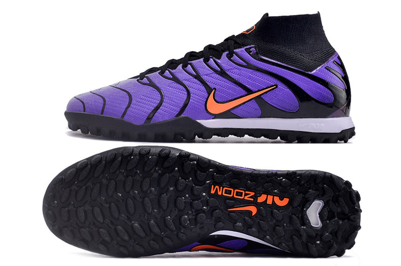 Bota de Fútbol para Césped Artificial Nike Air Zoom Mercurial Superfly 9 Elite TF Morada "Air Max TN"