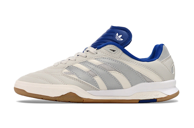 Bota de Fútbol Sala Adidas Copa Mundial IC Bege, Azul e Gris