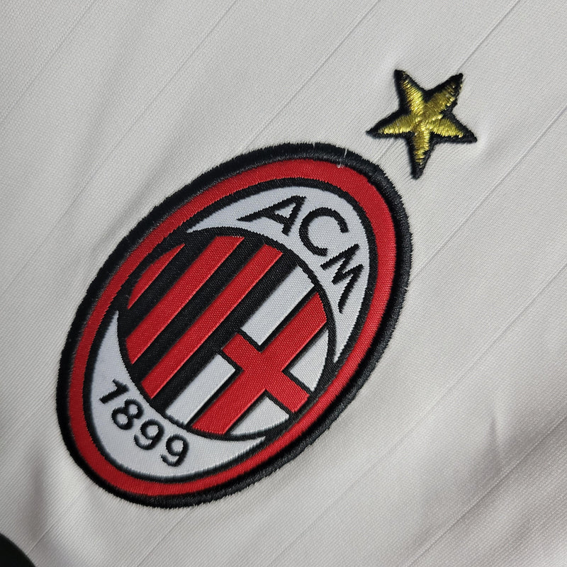 Camiseta Milan Segunda Equipación 06/07 Retro - Blanca