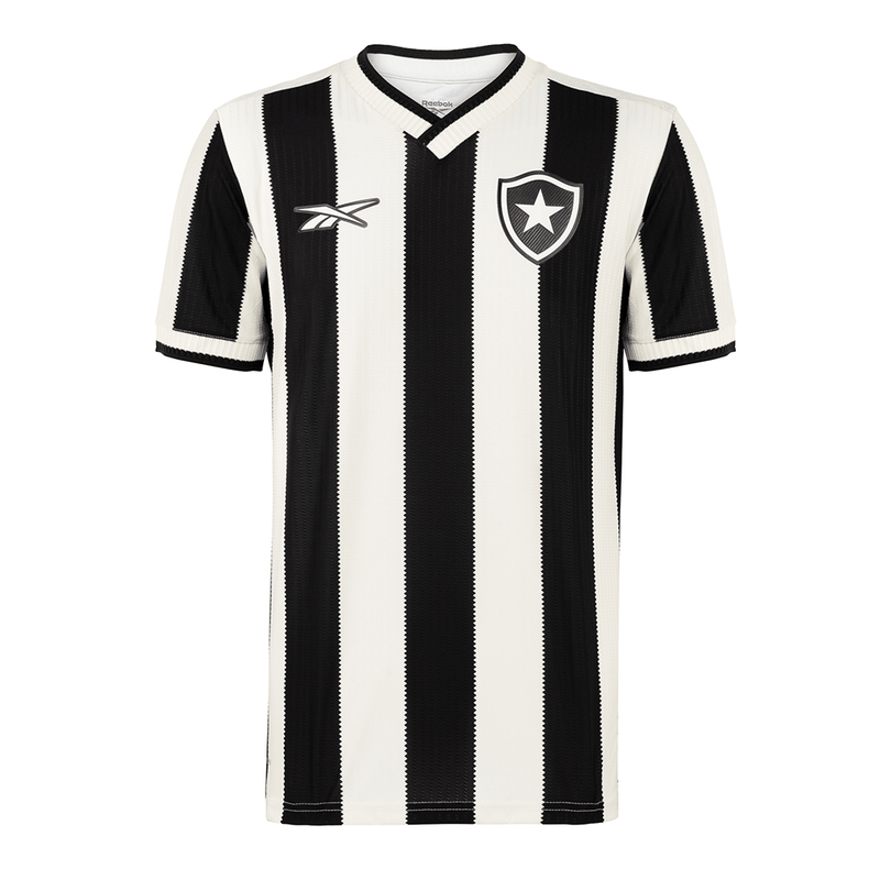 Camiseta Botafogo Primera Equipación 24/25 - Negra e Blanca