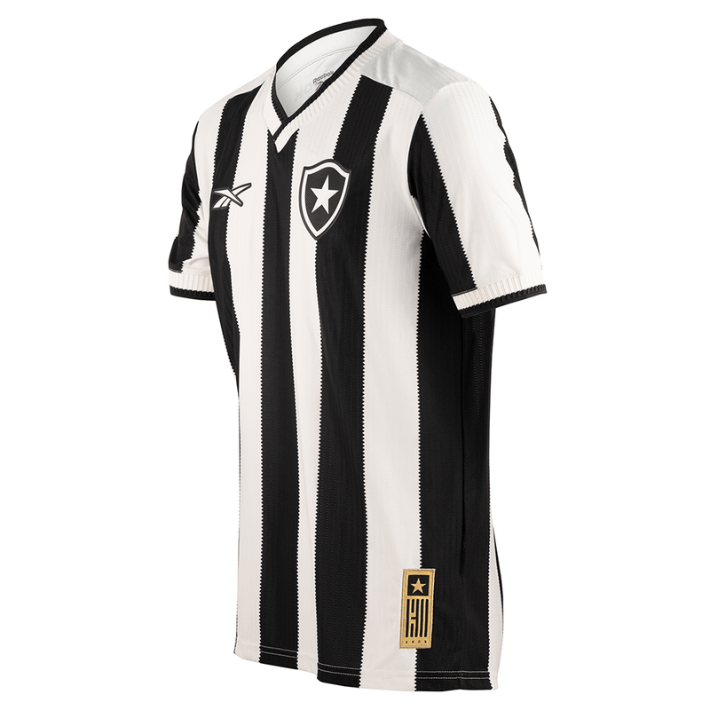Camiseta Botafogo Primera Equipación 24/25 - Negra e Blanca