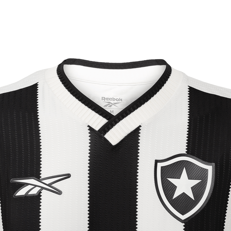 Camiseta Botafogo Primera Equipación 24/25 - Negra e Blanca