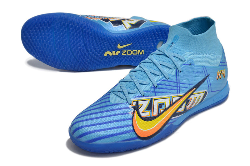 Bota de Fútbol Sala Nike Air Zoom Mercurial Superfly 9 Elite IC Azul "Mbappe Comic"