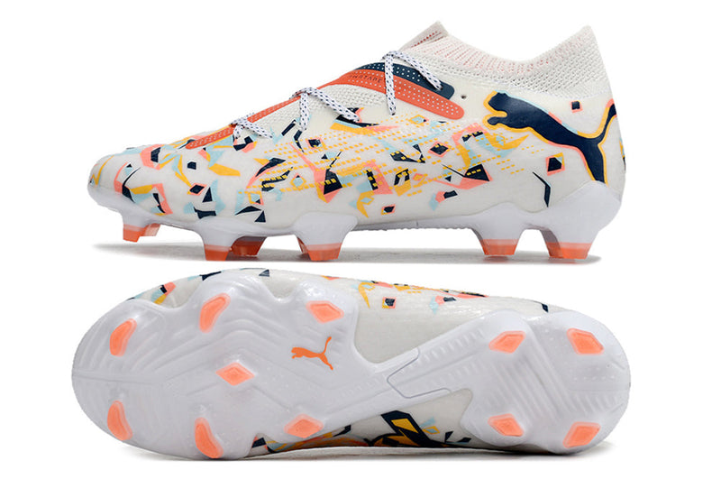Bota de Fútbol Campo Puma Future 7 FG Blanca "Creativity Pack"