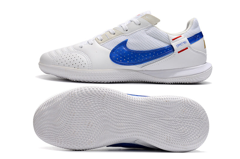 Bota de Fútbol Sala Nike StreetGato IC Blanca e Azul