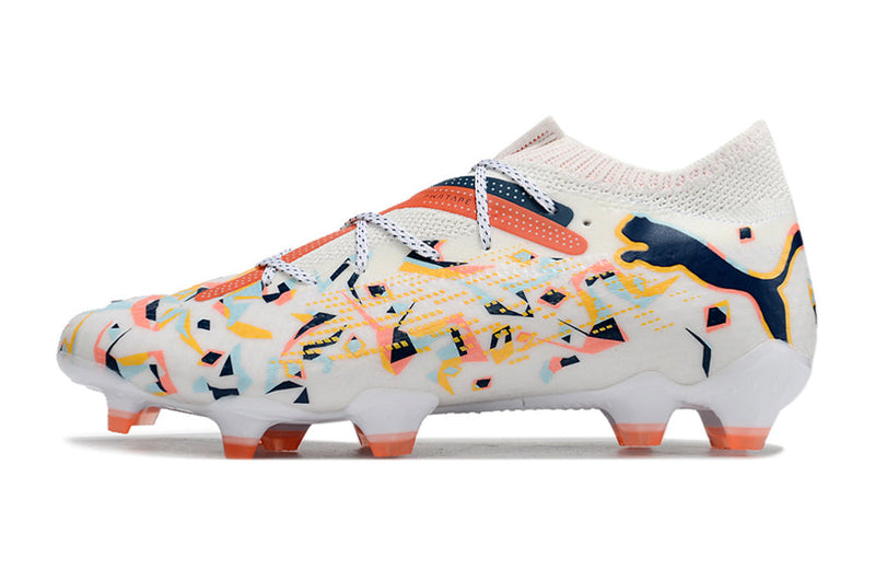 Bota de Fútbol Campo Puma Future 7 FG Blanca "Creativity Pack"