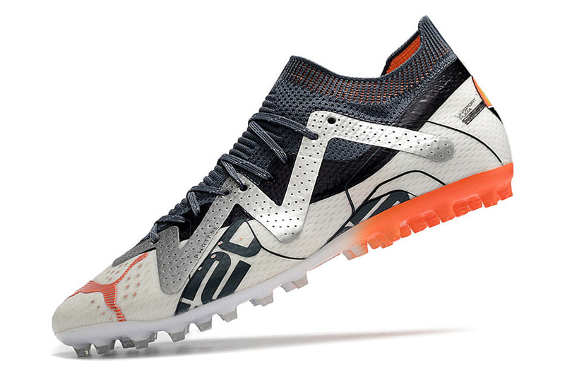 Bota de Fútbol para Césped Artificial Puma Future Ultimate MG Blanca e Naranja "Astronaut Pack"