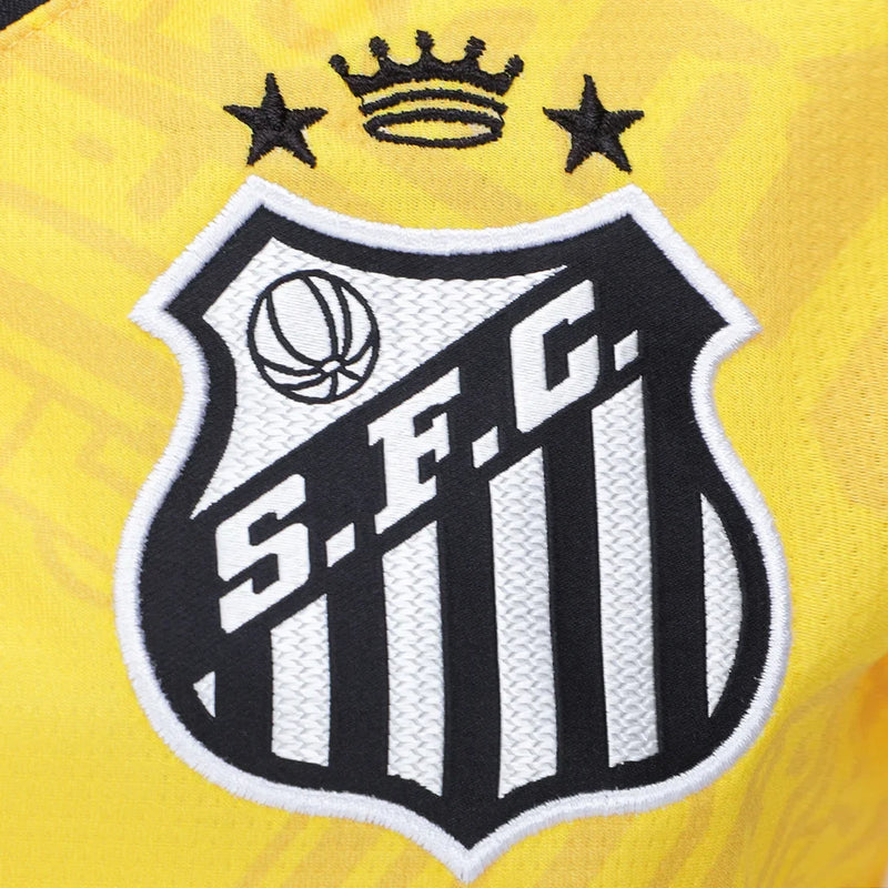 Camiseta Santos Mujer Tercera Equipación 24/25 - Amarilla