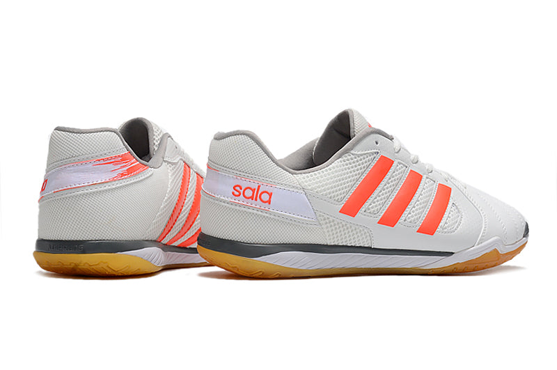 Bota de Fútbol Sala Adidas Top Sala IC Blanca e Naranja
