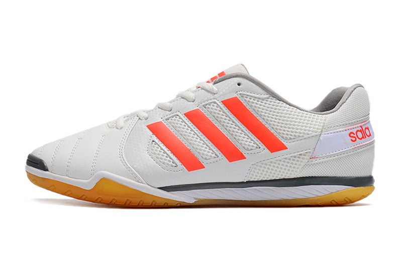 Bota de Fútbol Sala Adidas Top Sala IC Blanca e Naranja