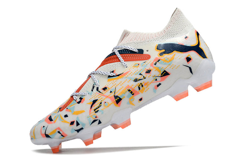 Bota de Fútbol Campo Puma Future 7 FG Blanca "Creativity Pack"