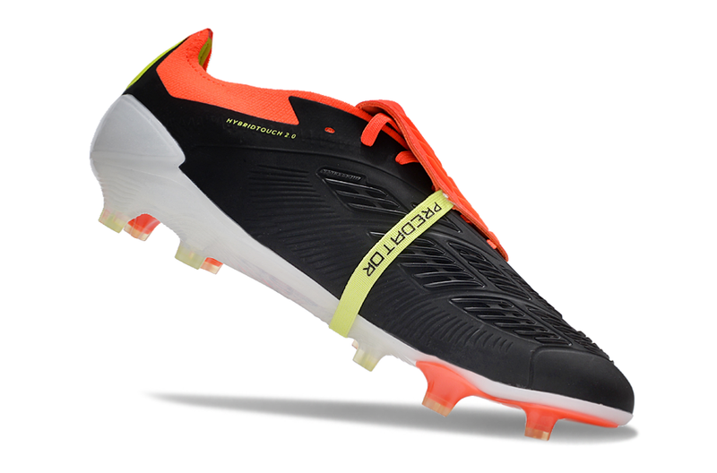Bota de Fútbol Campo Adidas Predator FT 30 Elite FG Negra, Naranja e Blanco "Solar Energy Pack"