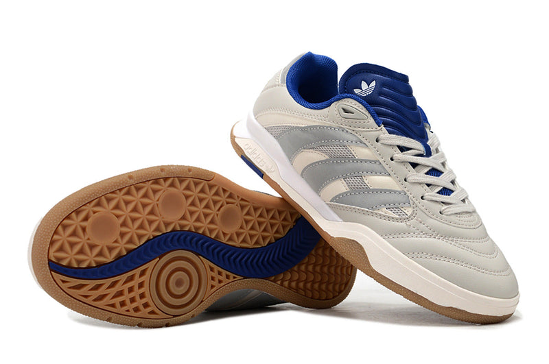 Bota de Fútbol Sala Adidas Copa Mundial IC Bege, Azul e Gris