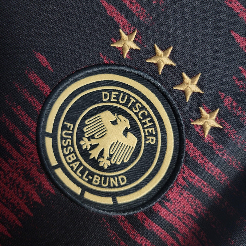 Camiseta Alemania Segunda Equipación 2022 - Negra