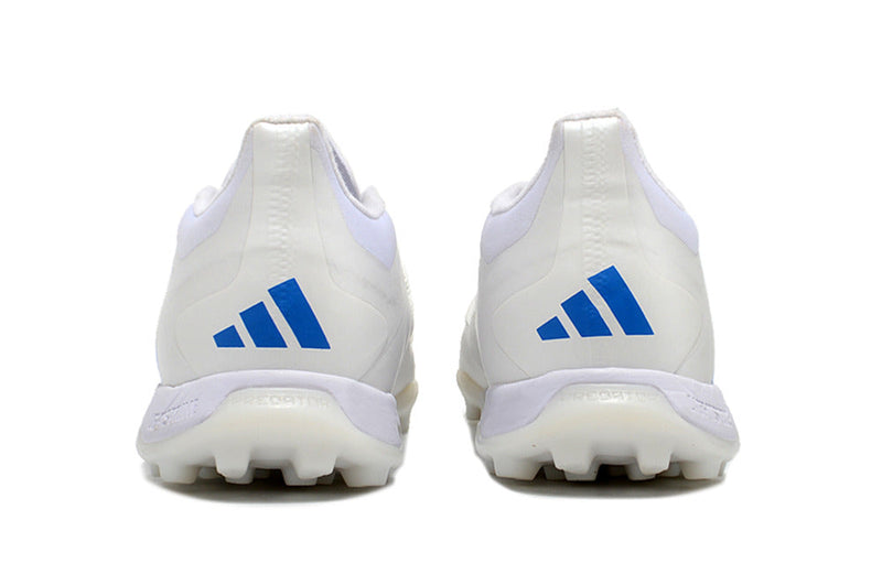 Bota de Fútbol para Césped Artificial Adidas Predator Elite TF Blanca e Azul "Kvara"