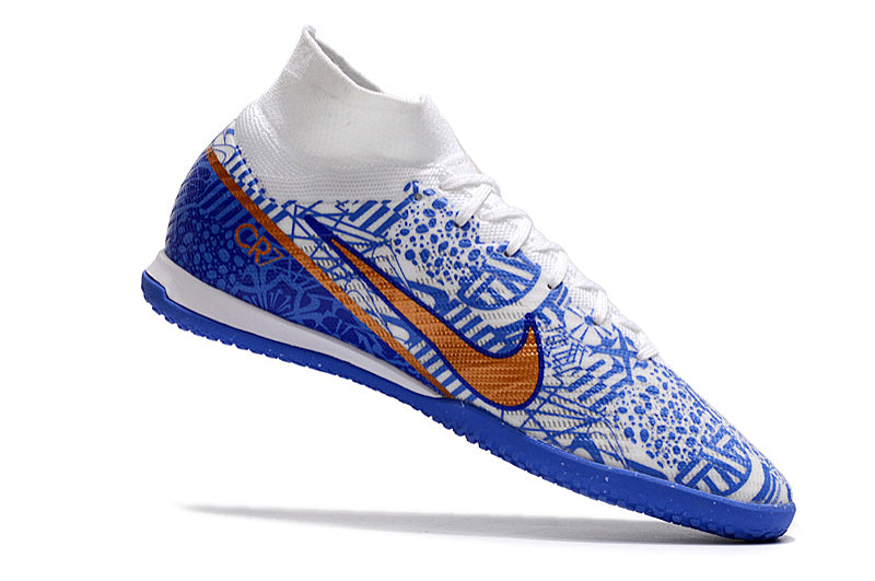 Bota de Fútbol Sala Nike Air Zoom Mercurial Superfly 9 Elite IC Azul "CR7"