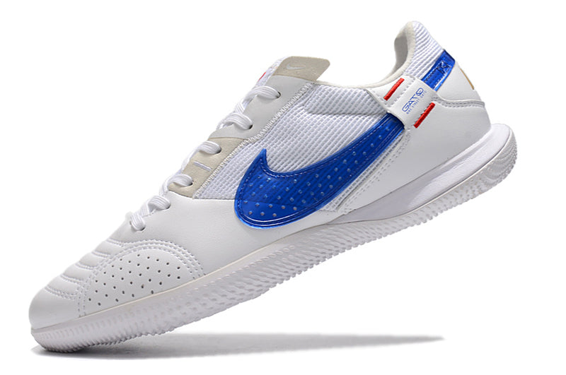 Bota de Fútbol Sala Nike StreetGato IC Blanca e Azul