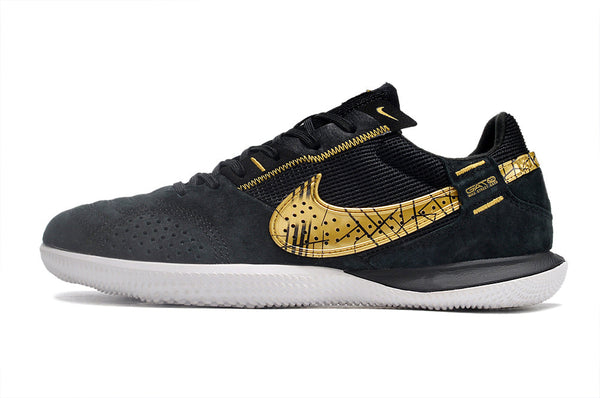 Bota de Fútbol Sala Nike StreetGato IC Negra e Dourada