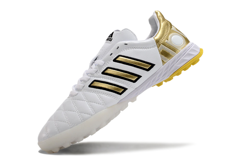 Bota de Fútbol para Césped Artificial Adidas AdiPure 11 Pro TF Blanca e Dourada "Toni Kroos"