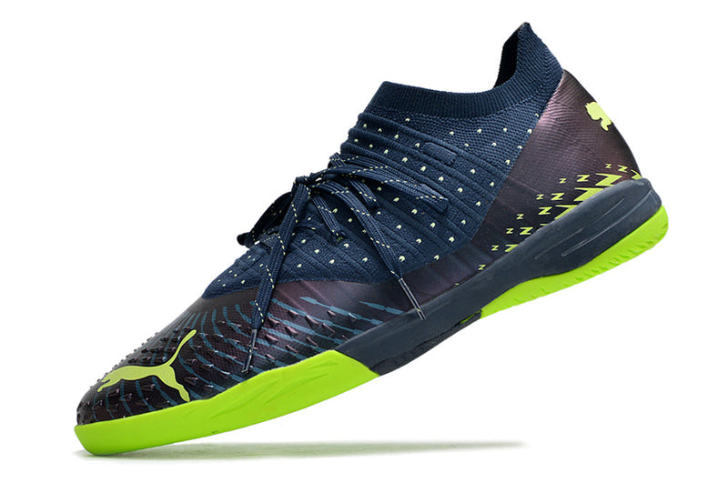 Bota de Fútbol Sala Puma Future Z 1.3 IC Azul e Verde "Fatest Pack"