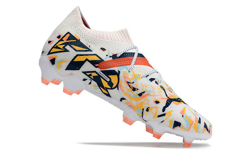 Bota de Fútbol Campo Puma Future 7 FG Blanca "Creativity Pack"