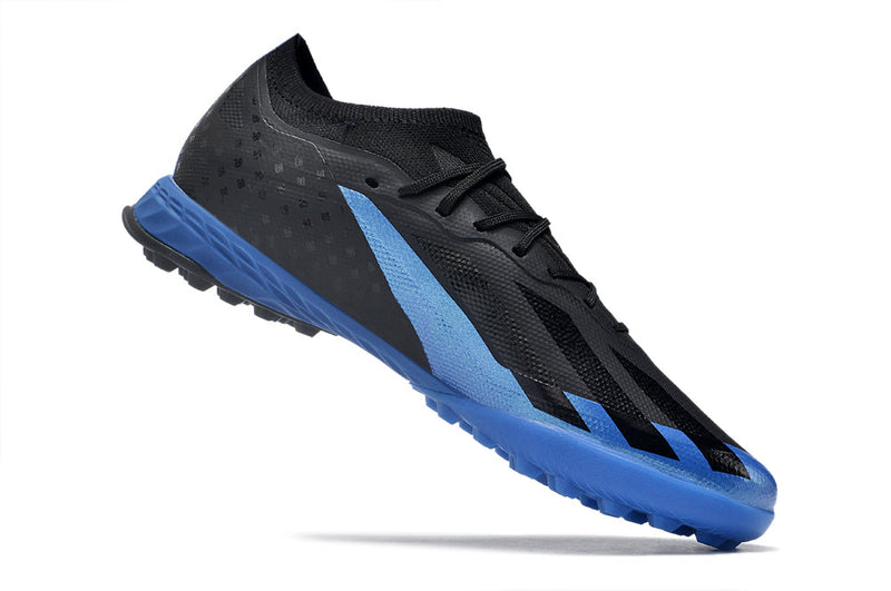 Bota de Fútbol para Césped Artificial Adidas X Crazyfast.1 TF Negra e Azul "Bugatti"