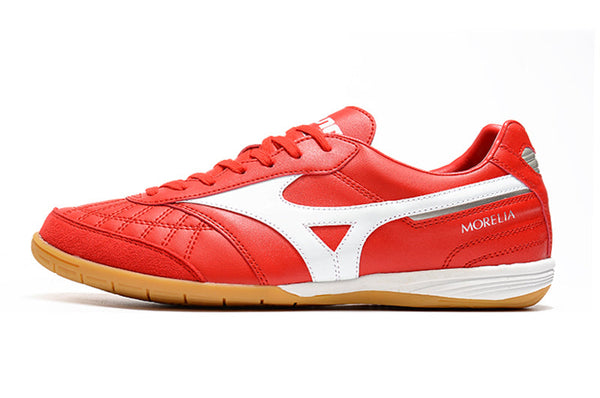 Bota de Fútbol Sala Mizuno Morelia Sala IC Roja e Blanca