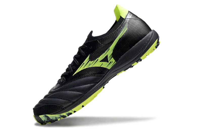 Bota de Fútbol para Césped Artificial Mizuno Morelia Neo Sala TF Negra e Verde