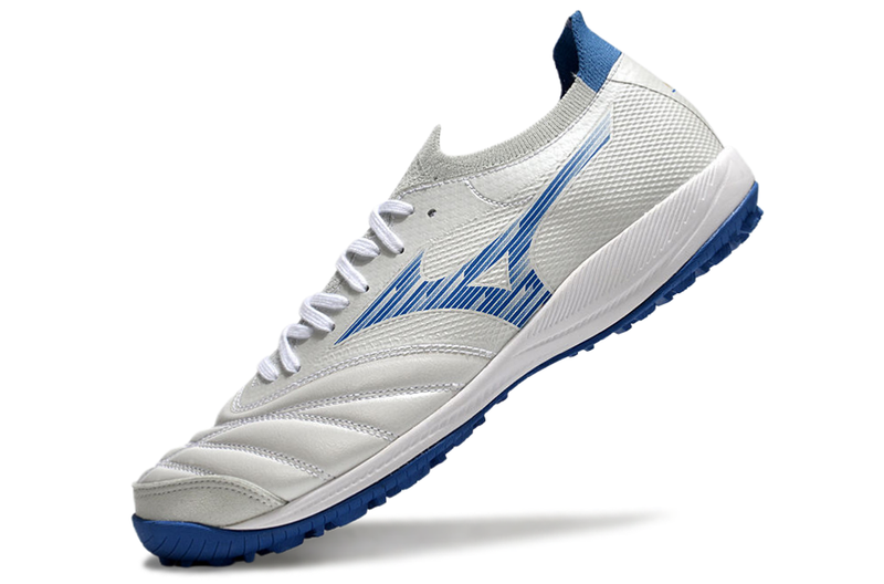 Bota de Fútbol para Césped Artificial Mizuno Morelia Neo Sala TF Blanca e Azul "Mugen Pack"