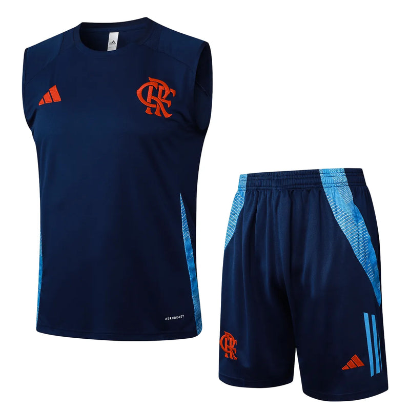 Conjunto Flamengo Cuerpo Técnico Regata 25/26 - Azul Oscuro
