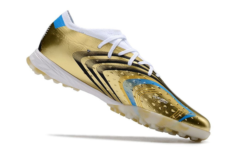 Bota de Fútbol para Césped Artificial Adidas X SpeedPortal Messi.1 TF Dourada "Leyenda"