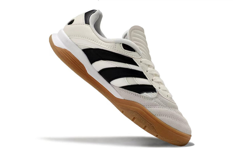 Bota de Fútbol Sala Adidas Copa Mundial IC Bege e Negra