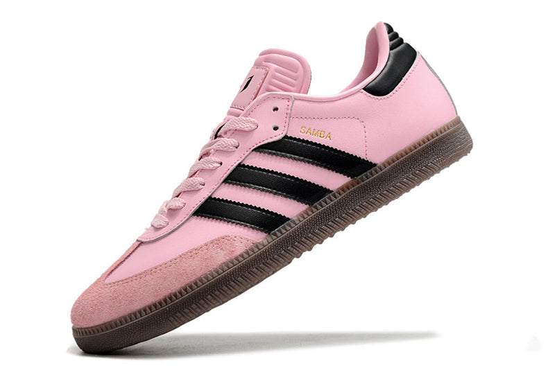 Bota de Fútbol Sala Adidas Lionel Messi x Samba IC Rosa e Negro