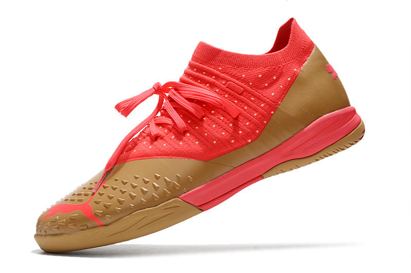 Bota de Fútbol Sala Puma Future Z 1.3 IC Dourada e Naranja "Neymar Dream Chaser"