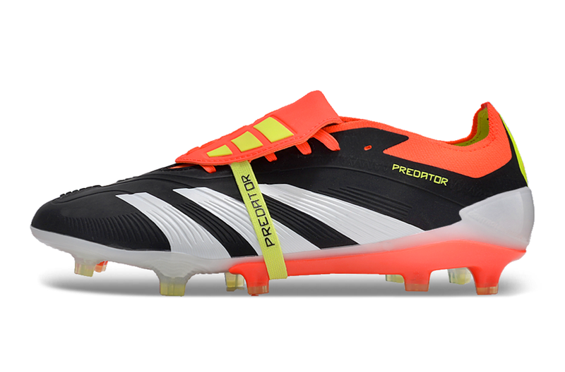 Bota de Fútbol Campo Adidas Predator FT 30 Elite FG Negra, Naranja e Blanco "Solar Energy Pack"