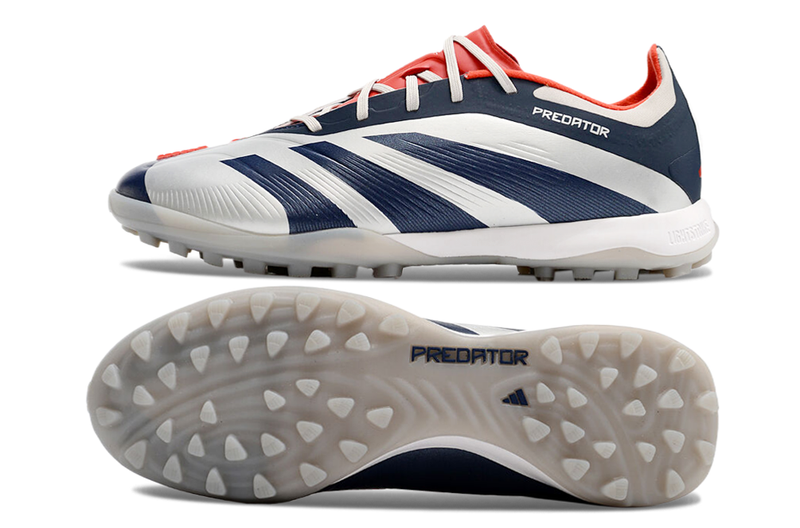 Bota de Fútbol para Césped Artificial Adidas Predator Elite TF Prata e Azul "Roteiro Pack"