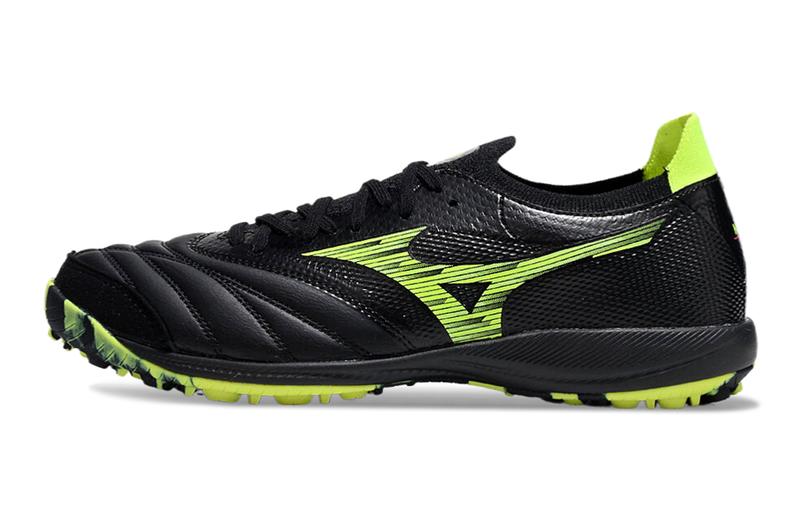 Bota de Fútbol para Césped Artificial Mizuno Morelia Neo Sala TF Negra e Verde