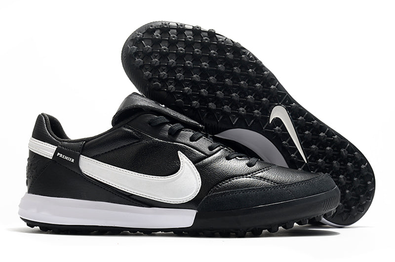 Bota de Fútbol para Césped Artificial Nike Premier 3 TF Negra e Blanca