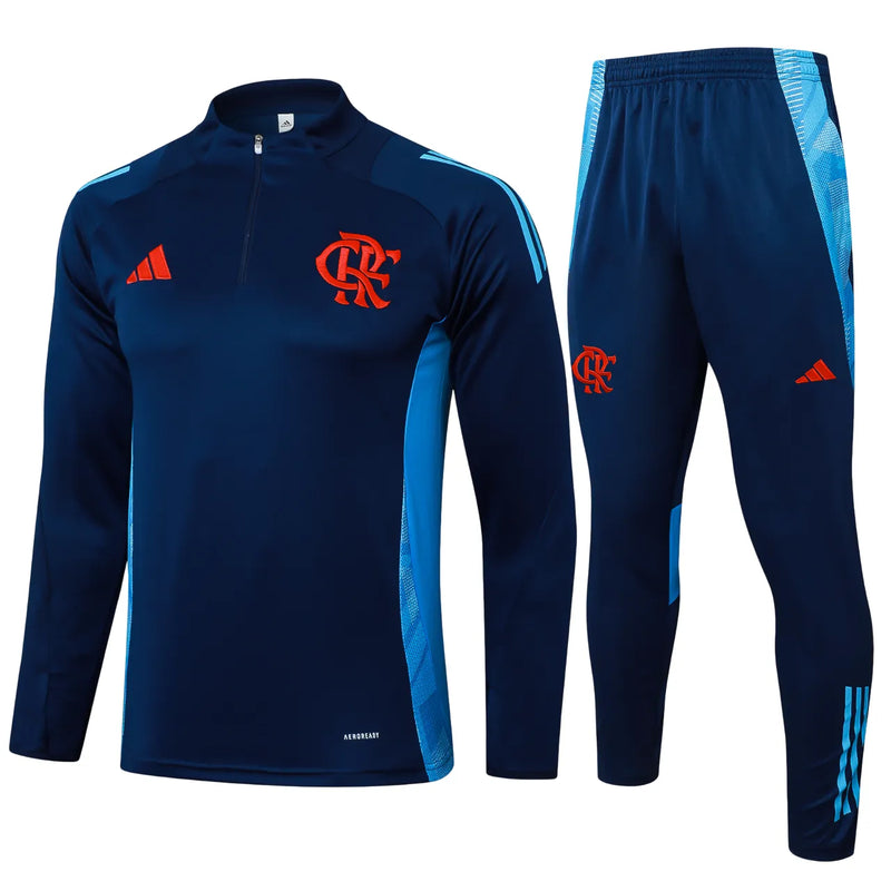 Chándal Cuerpo Técnico Flamengo 25/26 - Azul Oscuro