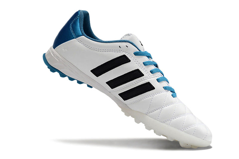 Bota de Fútbol para Césped Artificial Adidas AdiPure 11 Pro TF Blanca e Azul "Toni Kroos"