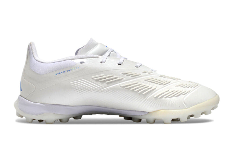 Bota de Fútbol para Césped Artificial Adidas Predator Elite TF Blanca e Azul "Kvara"