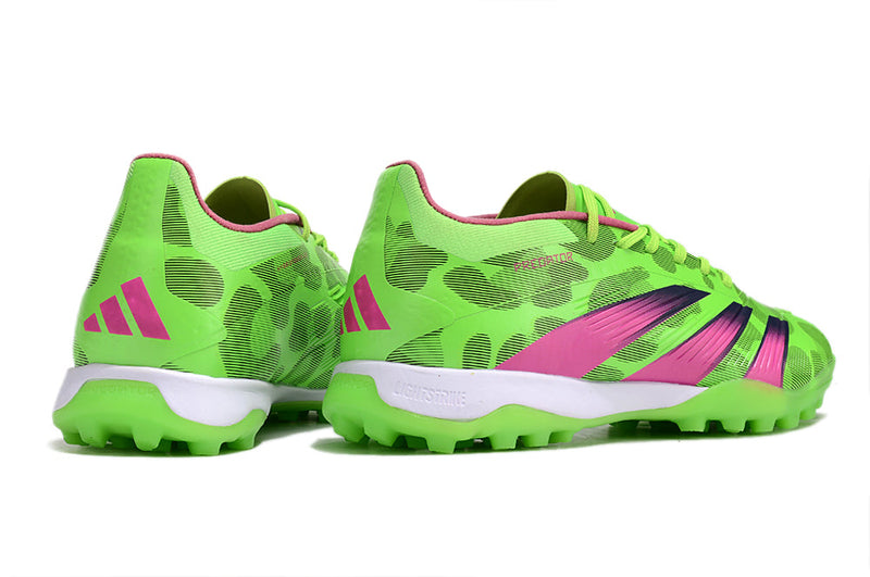 Bota de Fútbol para Césped Artificial Adidas Predator Elite TF Verde e Rosa