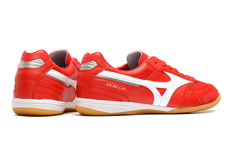 Bota de Fútbol Sala Mizuno Morelia Sala IC Roja e Blanca