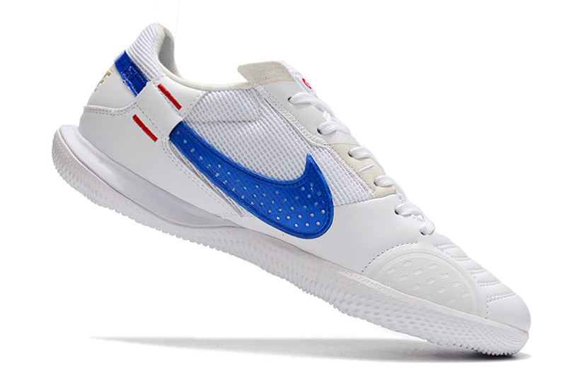 Bota de Fútbol Sala Nike StreetGato IC Blanca e Azul