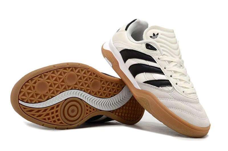 Bota de Fútbol Sala Adidas Copa Mundial IC Bege e Negra