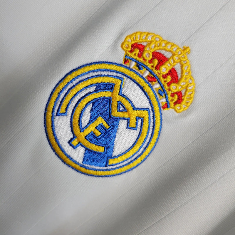 Camiseta Real Madrid Primera Equipación 06/07 Retro - Blanca